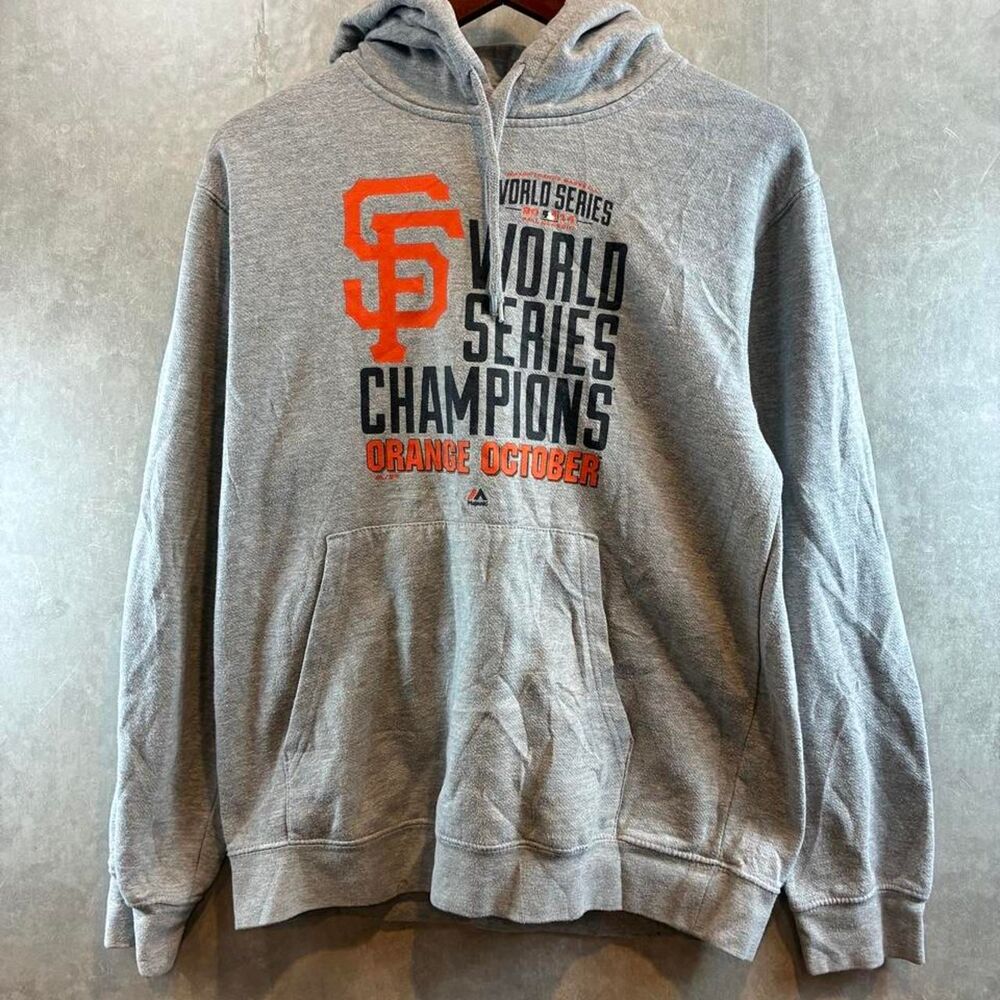 Majestic-athletic Men's Grey Hoodie